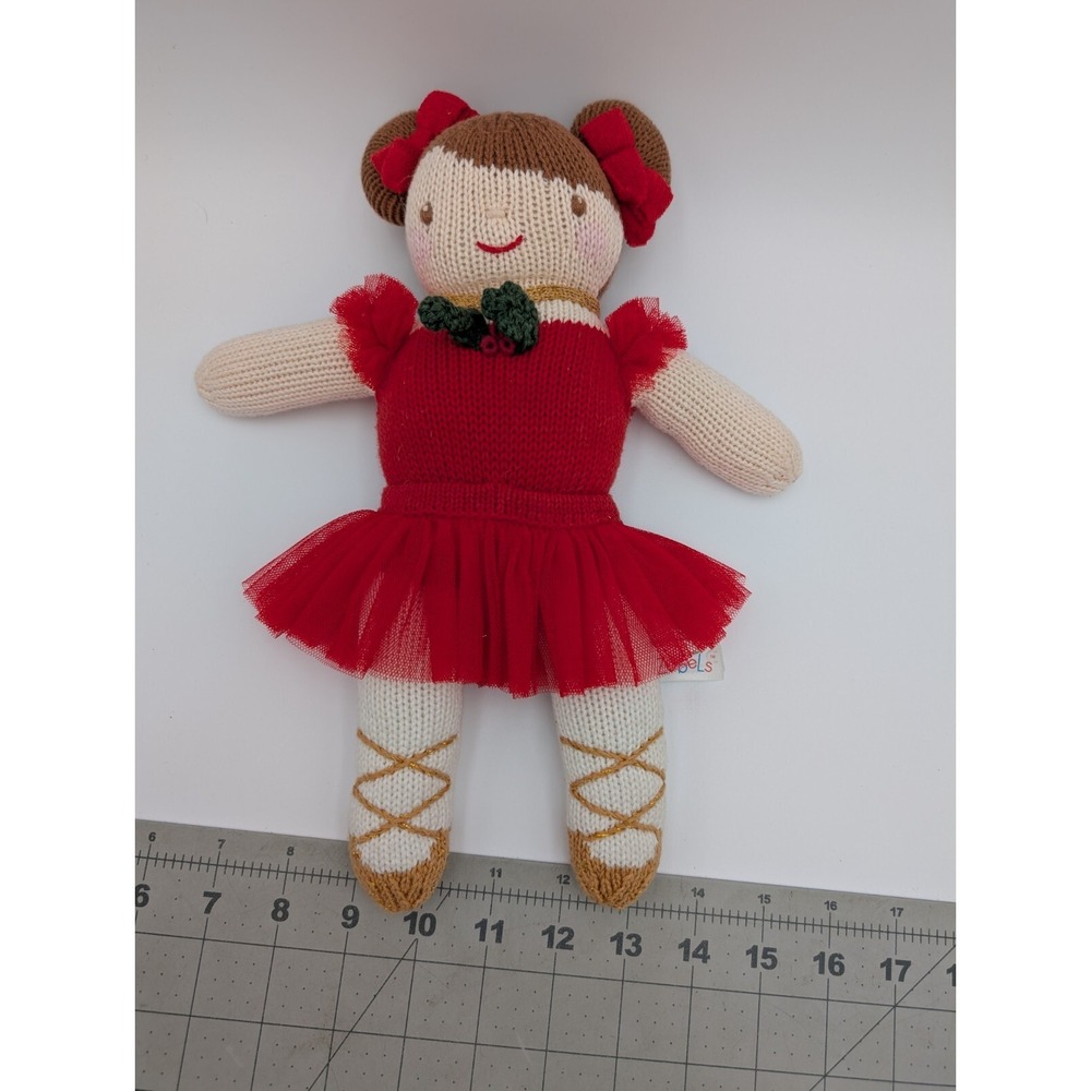 Zubels Knit Doll‎ Girl Christmas 12.5 Inch 2020